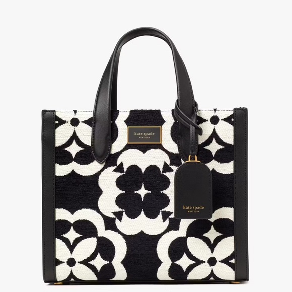 kate spade Handbags - NWT💃Kate Spade Spade Flower Monogram Manhattan Chenille Small Tote Purse